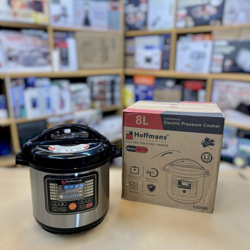 Hoffmans 8L Electric Pressure Cooker – German Lot