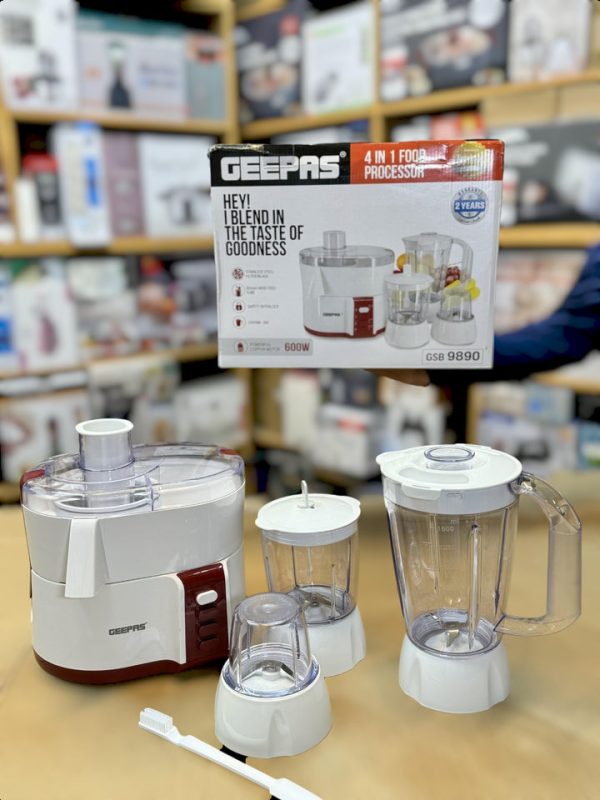 Geepas 4-in-1 Food Processor GSB9890 1