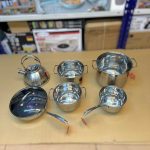 German Lot Imported Hoffner 12 Piece Cookware set with Kettle 3