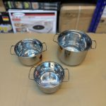 German Lot Imported Hoffner 12 Piece Cookware set with Kettle 13