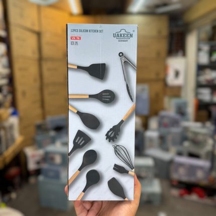 Uakeen 12 Piece Silicon Kitchen Utensils Set 1