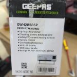 Geepas Ecowarm Wall Mounted PTC Heater 28585 9