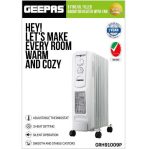 Geepas 9 Fin Portable Electric Oil Filled Radiator Heater 3