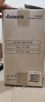 UAE Lot Imported Airmate Electric Cramic Heater 2000W 6