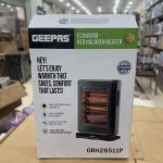 Geepas Ecowarm Red Halogen Heater 28511 7
