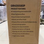 Geepas Quartz Tube Log Flame Effect Electric Heater 28580 6