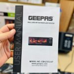 Geepas Wall Mounted 3D Flame Touch Display Blower Heater GRH28524P 5