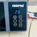 Geepas Wall Mounted 3D Flame Touch Display Blower Heater GRH28524P 3