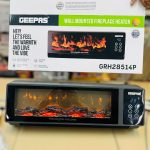 Geepas Wall Mounted 3D Flame Touch Display Blower Heater GRH28524P