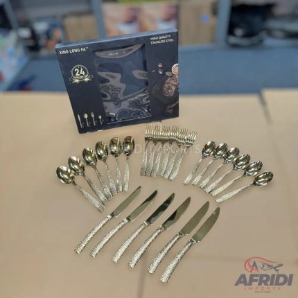 Golden Premium Luxury 24 Piece Cutlery Set