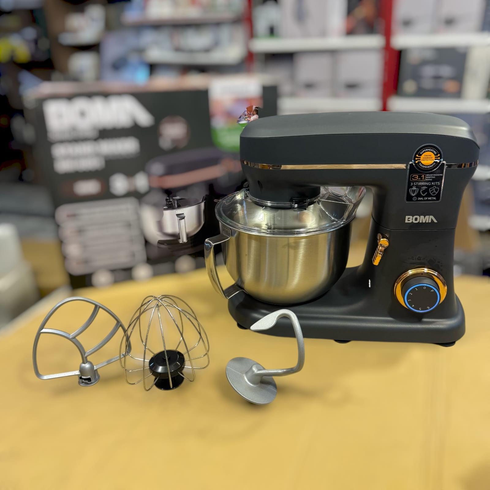 Boma 3 in 1 Stand Mixer 6L BM-6001