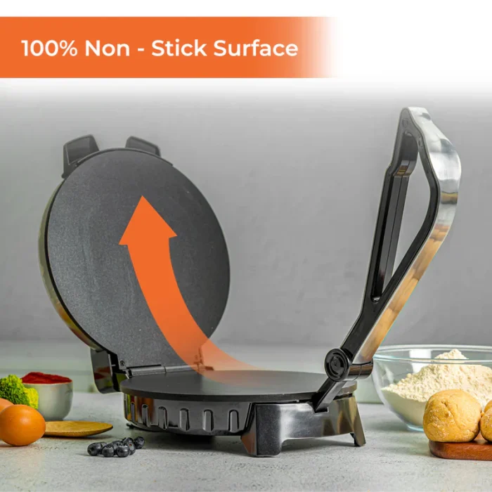 Geepas GCM6125 10 Inch Chapathi Maker | 1200W Roti Maker with Non-Stick ...