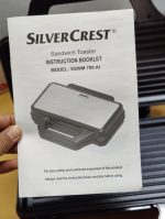 Imported Silver Crest Grill Maker & Sandwich Maker 8